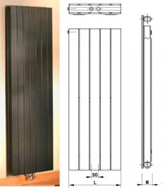 KORADO KORATHERM těleso VERTIKAL K11VM 144/0600 Barevný K11V060014-00MXY